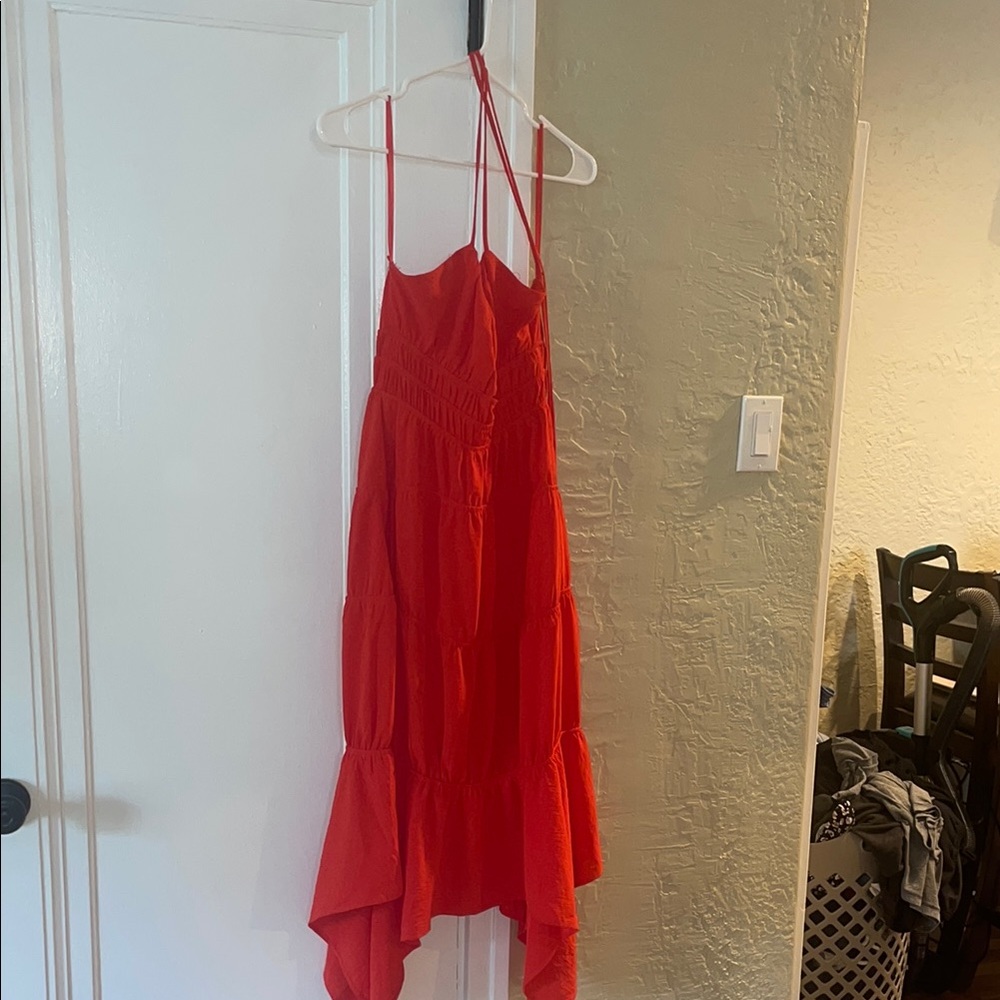 Monteau Red Maxi Dress